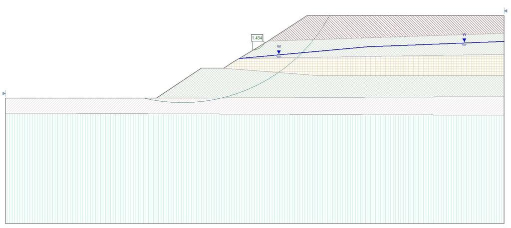 Geotechnika 659 W poziomie niwelety występują grunty nośne. Grunty spoiste zaliczono do grupy nośności G 2 i G 3 a niespoiste do G 1 i G 2.