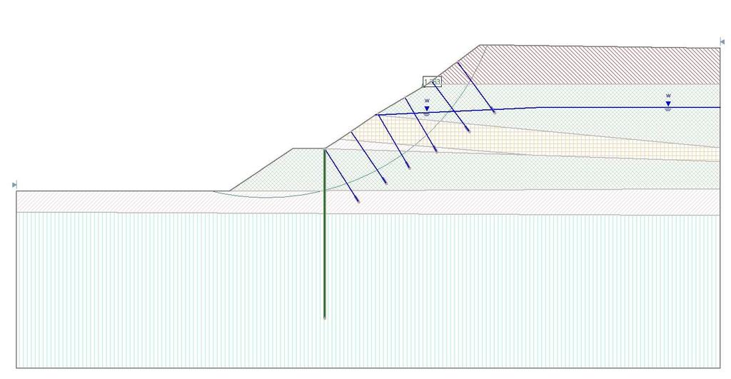 ZałoŜenia projektowe zabezpieczenia skarp wykopów Projekt budowlano-wykonawczy na analizowanym odcinku autostrady przewidywał dwa rodzaje zabezpieczeń skarp typ lekki i cięŝki.