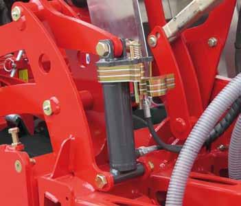 Kverneland e-drill compact & e-drill maxi Łatwe regulacje i obsługa Elastyczność Cztery różne pojemności zbiornika