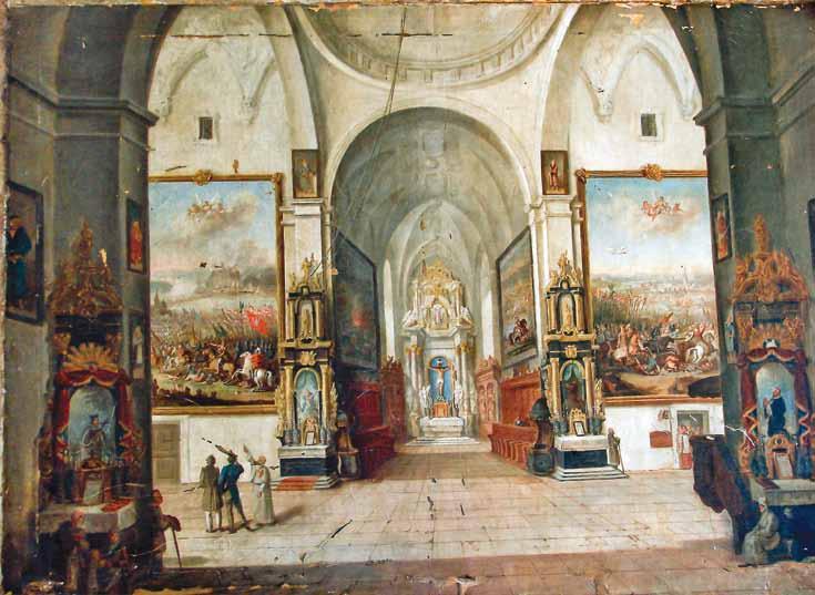 COLLEGIATE CHURCH IN ŻÓŁKIEW - THE PAINTINGS BY MARTIN ALTOMONTE Large, 17th-century paintings with battle scenes from the Collegiate Church in Żółkiew, Ukraine, were exhibited at the Warsaw Grand