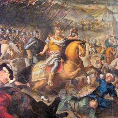 Szkic do kompozycji Wiednia, wykonany tuszem, przechowuje Muzeum Sztuk Pięknych w Budapeszcie. Olejne bozzetto, opatrzone sygnaturą malarza i datą 1685, zachowało się natomiast w Herzogenburgu.