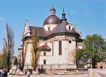 Kościół kolegiacki w Żółkwi, litografia wg Tygodnik Ilustrowany, t. VIII, 1871, nr 197 Kolegiata w Żółkwi. Fot. J.