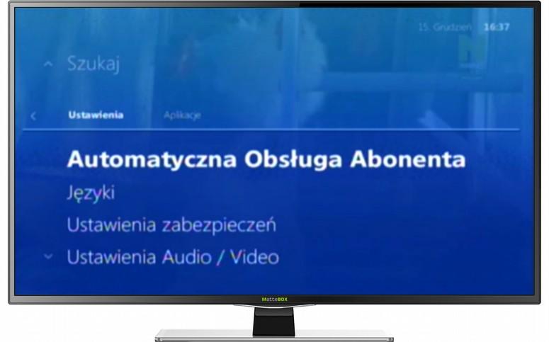 Nie musisz odchodzić od telewizora aby zarządzać własnym pakietem telewizyjnym.