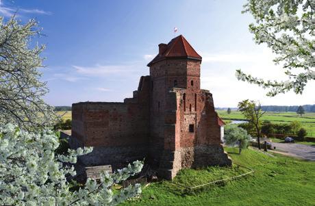 Podczas potopu szedzkiego zamek trzy razy uległ spaleniu ( latac 1657, 1700 i 1703). Później dobudoano doń barokoy dór, który służył za siedzibę miejscoym starostom.