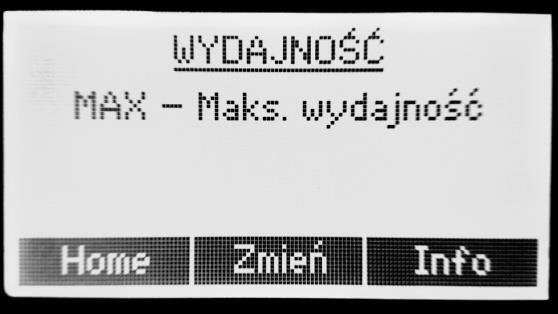 Tryb wydajności W modelu K5 ES HP PX istnieje możliwość zoptymalizowania wydajności suszenia pod kątem konkretnego zadania i sytuacji przy użyciu trzech różnych trybów pracy.