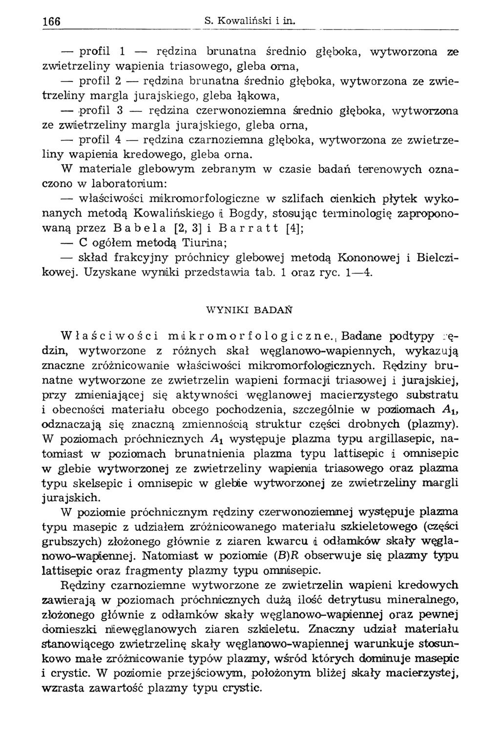 166 S. Kowaliński i in.