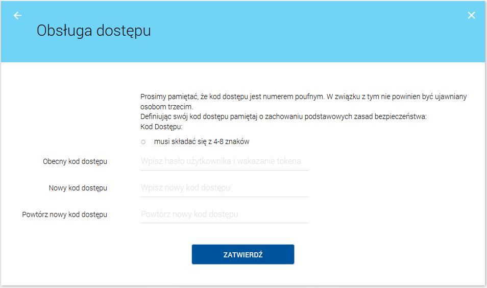 Użytkownik może zamknąć (ukryć) panel sterowania poprzez użycie dedykowanej opcji. 4.3.1.
