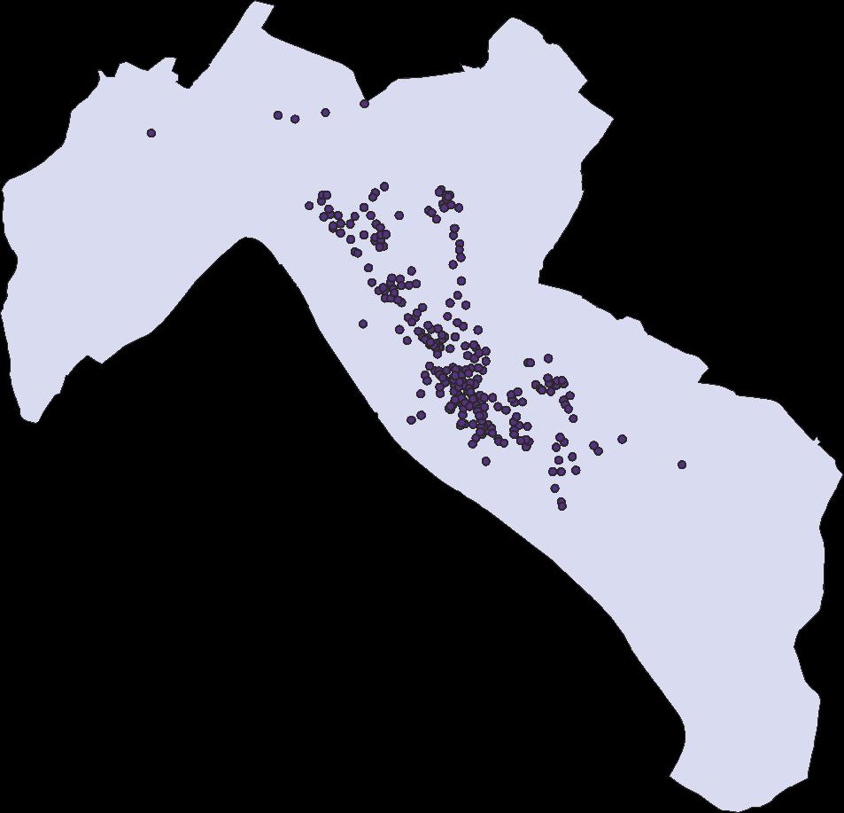 Mapa 3. Przedsiębiorstwa w układzie przestrzennym w 217 r. Wykres 9. Mieszkania oddane do użytkowania w 217 r.