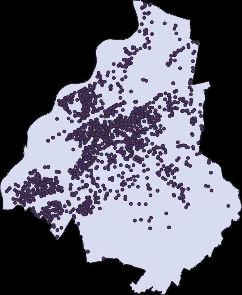 Mapa 1. Przedsiębiorstwa w układzie przestrzennym w 217 r. Wykres 3. Mieszkania oddane do użytkowania w 217 r.