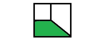 Zadanie 16. (0 2) Kwadrat o obwodzie 48 cm rozcięto na mniejszy kwadrat o obwodzie 20 cm i dwa trapezy w sposób pokazany na rysunku obok.