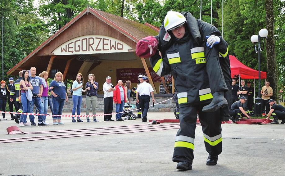 działo się Wieści Węgorzewskie 5 Strażackie święto Powiatowe obchody Dnia Strażaka: uroczyście i na torach Twardzieli
