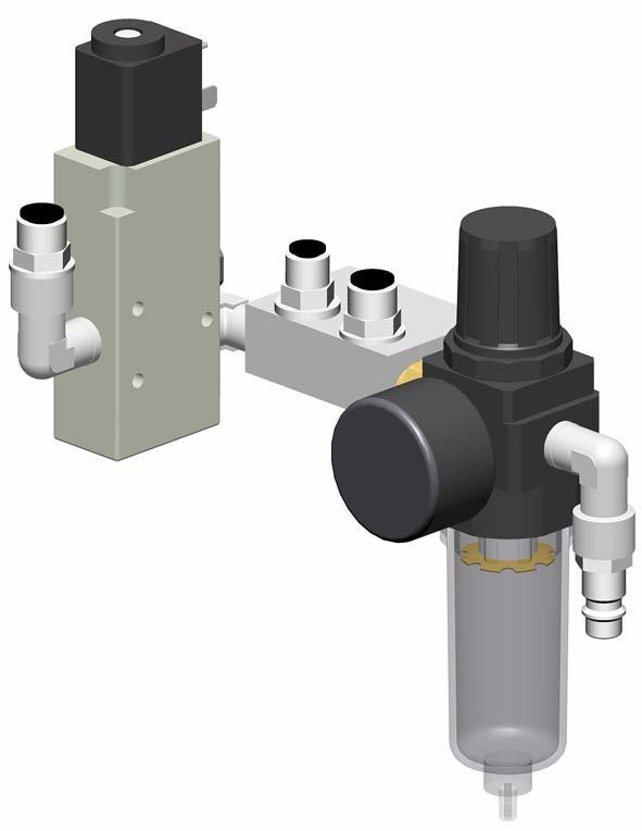 OptiFlex 2 B Układ pneumatyczny Układ pneumatyczny - komplet 1007 120 1 Wkład filtra -