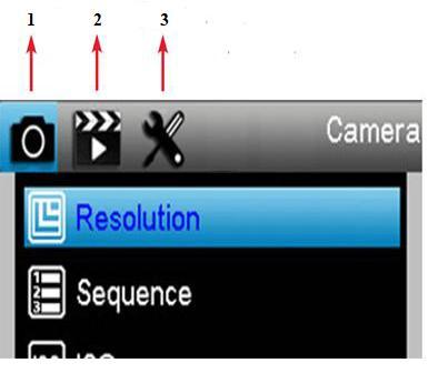 1 Aparat 2 Kamera 3 System 3.5.1. Ustawienie menu aparatu Menu Opis Treść Rozdzielczość 16MP, 12MP, 8MP Opóźnienie 1/5/10/30 s / min Rozmiar zdjęcia Czas oczekiwania od ostatniego zrobionego zdjęcia