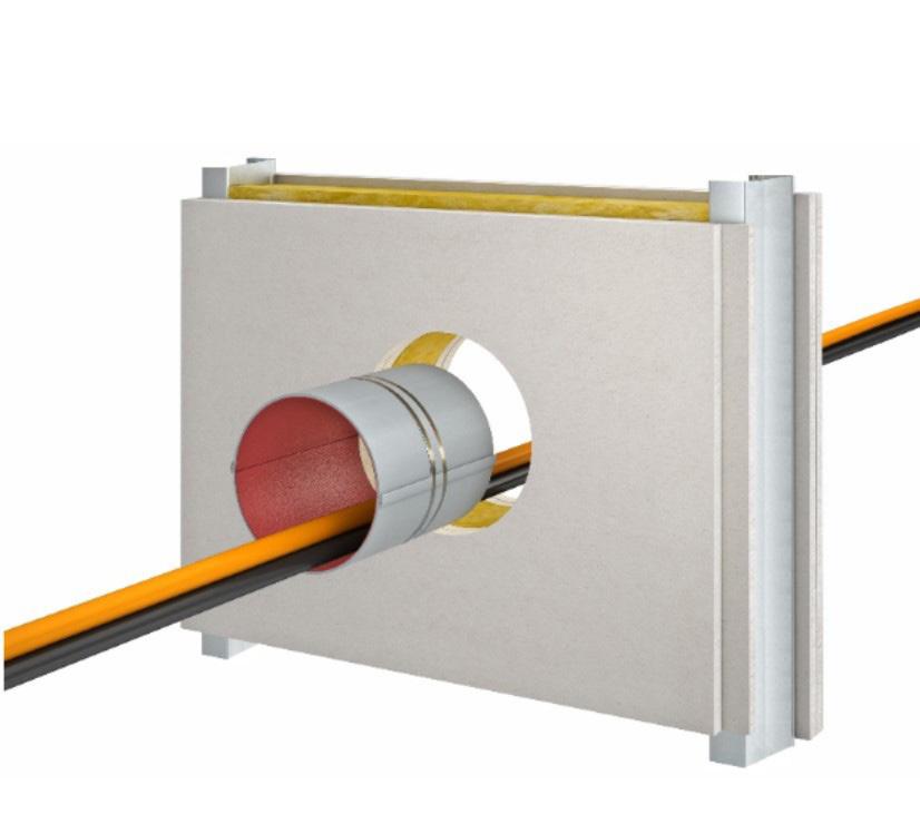5. Zasady i warianty wykonania przejścia instalacyjnego Cable Tube znajduje zastosowanie do uszczelnienia otworów przejść instalacyjnych, przez które przechodzą instalacje, jak również otworów bez