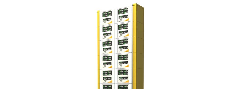 OptiFlex A1 Szafa sterująca Przykłady zestawień: Przygotowanie do uruchomienia - 1 OptiAir wraz z 4-12 sterownikami OptiStar - 1 OptiAir wraz z 2 sterownikami OptiMove i 10 sterownikami