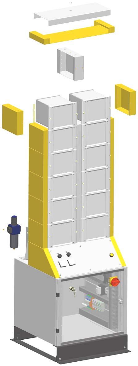 OptiFlex A1 szafa sterująca - części zamienne 10 9 8 6 7 5 4 3 1 2 11