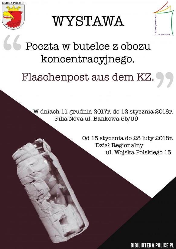 Poczta w butelce z obozu koncentracyjnego 6 lutego 2018 roku uczniowie klasy 3c sportowej mieli okazję uczestniczyć w spotkaniu zorganizowanym przez Bibliotekę imienia Marii Skłodowskiej-Curie w