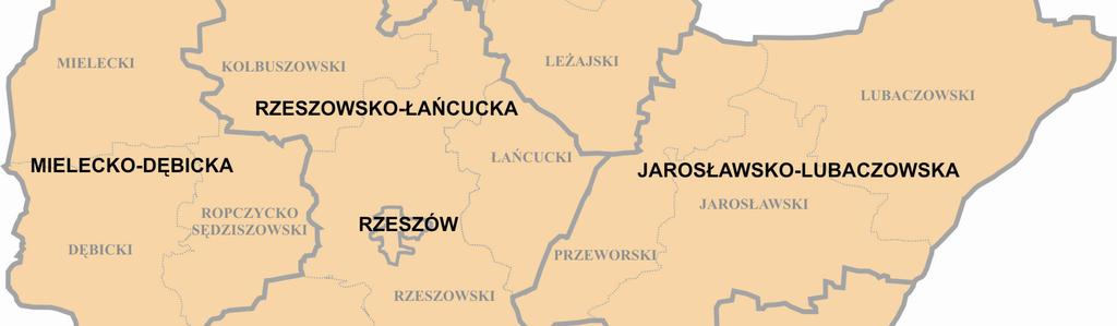 OCA JAKOŚCI POITRZA OJÓDZTI PODKARPACKIM ZA ROK 26 12 Mapa nr 3. owy podział stref ze względu na pył PM1, metale i benzo(a)piren IV.