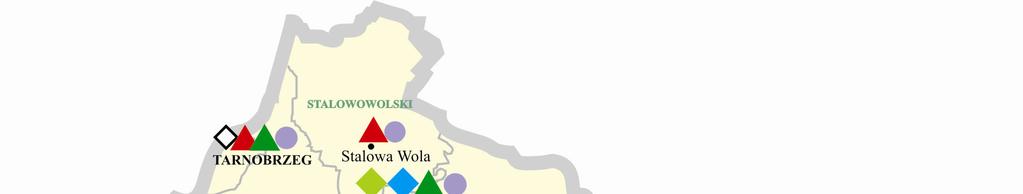 OCA JAKOŚCI POITRZA OJÓDZTI PODKARPACKIM ZA ROK 26 6 Mapa nr 1.