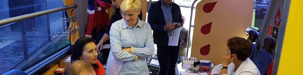 Inicjatorem zbiórki krwi w garwolińskiej Policji był mł.