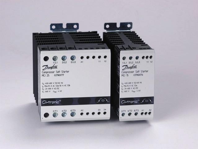 Prąd rozruchowy sprężarek Performer o kodzie 4(400V/3/50 Hz lub 460V/3/60 Hz) może być zmniejszony przez użycie układu łagodnego rozruchu z dodatkowymi rezystorami stojana.