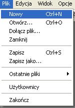 Rys. 10.Menu Plik W zakładce Edycja mamy możliwość dodania urządzenia w domenie urządzeń. Rys. 11.