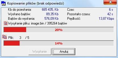 oprogramowania może potrwać kilka minut. Rys. 57.