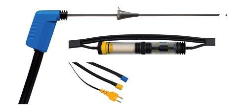 lub (7) Krótka sonda (240 mm) wraz z krótką pułapką