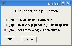 Dokumentaro de Programo Esperantilo 29 Redaktado de Traduka Vortaro 3lp tria persono singularo estanta tempo 3lm tria persono pluralo estanta tempo p3lp tria persono singularo pasinta tempo p3lpze
