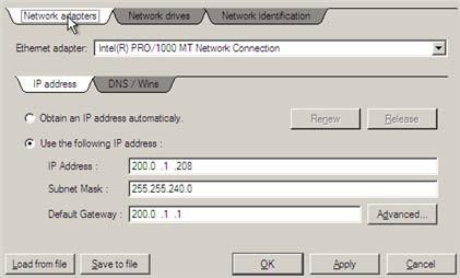urządzenia sieciowego. 3. Kliknij kartę Network drivers, aby mapować udział sieciowy. 4.