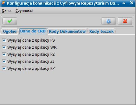 W oknie Konfiguracja komunikacji z Cyfrowym Repozytorium Dokumentów na zakładce Ogólne należy również określić Nazwę systemu źródłowego oraz dane Administratora danych osobowych, w tym jego dane