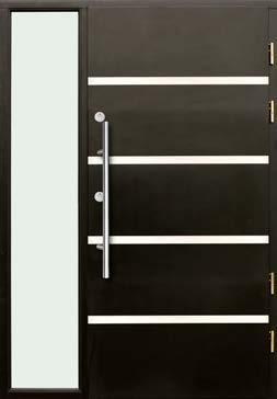 208,2 210 P45 + DOSTAWKI STAŁE SZKLONE W OŚCIEŻNICY z progiem aluminiowym Wysokość drzwi z progiem drewnianym P59 +