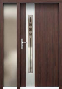 z progiem aluminiowym Wysokość drzwi z progiem drewnianym 160 208,2 210 P141 +