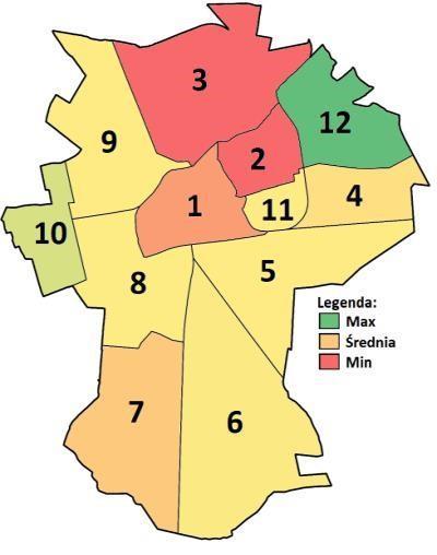 Miasto Gniezno 0,24 0,05 0,01 Tabela 34.