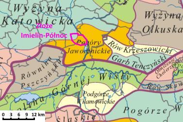 1.2. Położenie geograficzne złoża, zagospodarowanie terenu, waloryzacja środowiska Położenie geograficzne Według podziału fizyczno-geograficznego Polski J.