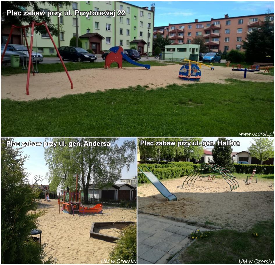 eksploatowany przez dzieci i ich rodziców. Plac zabaw zlokalizowany przy ul.