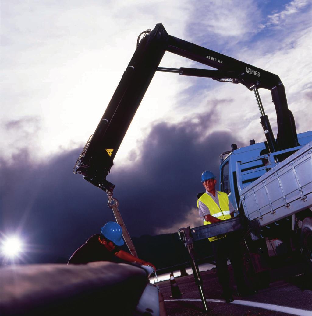 Gotowy na wyzwania jutra Metoda Hiab Oferujemy szeroką gamę rozwiązań do takich zastosowań, jak roboty drogowe, układanie szyn, rozkładanie sprzętu, stawianie słupów, odwierty itp.