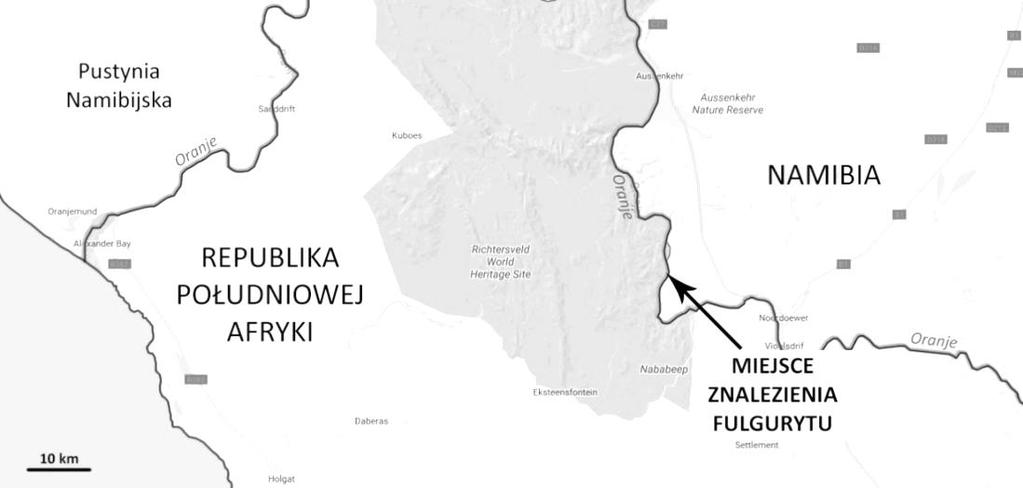 W Arizonie i Utah występują również inne rodzaje fulgurytów.