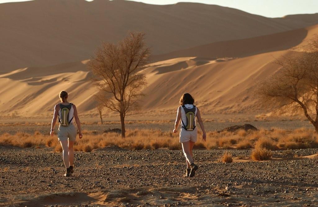 Dzień 3 11-10-2019 Czas Podróży: 6h Dystans: 358 km Windhoek Namib Naukluft Wstajemy bardzo wcześnie na poranne safari w poszukiwaniu nosorożców, żyraf i innych zwierząt.