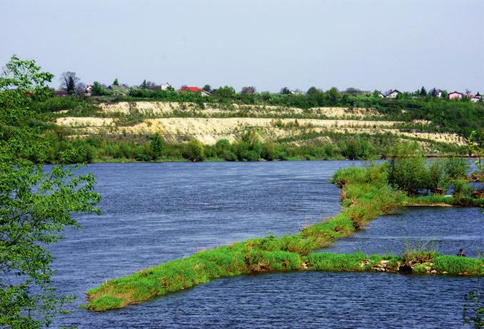 A view over abandoned quarry in Kazimierz Dolny Fot. 2.