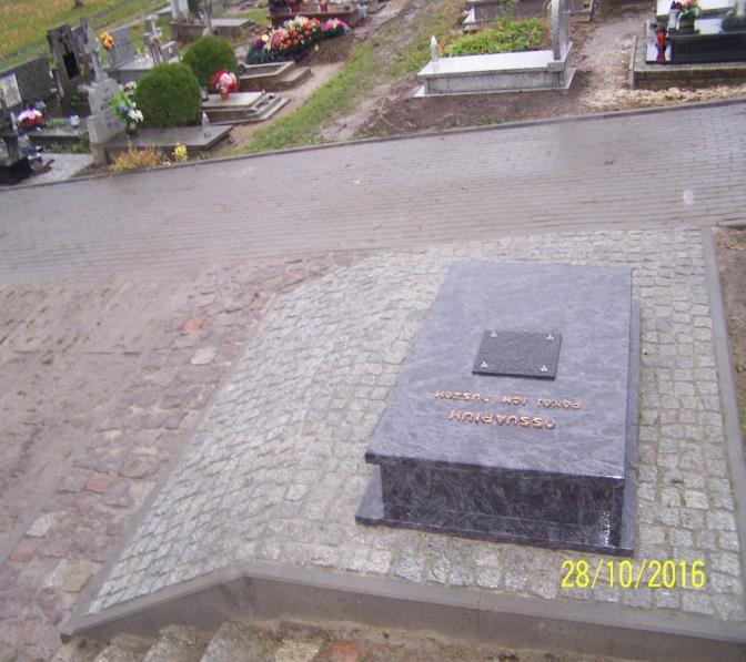 Ossuarium będzie miejscem do przechowywania szczątków ludzkich znalezionych na cmentarzu.