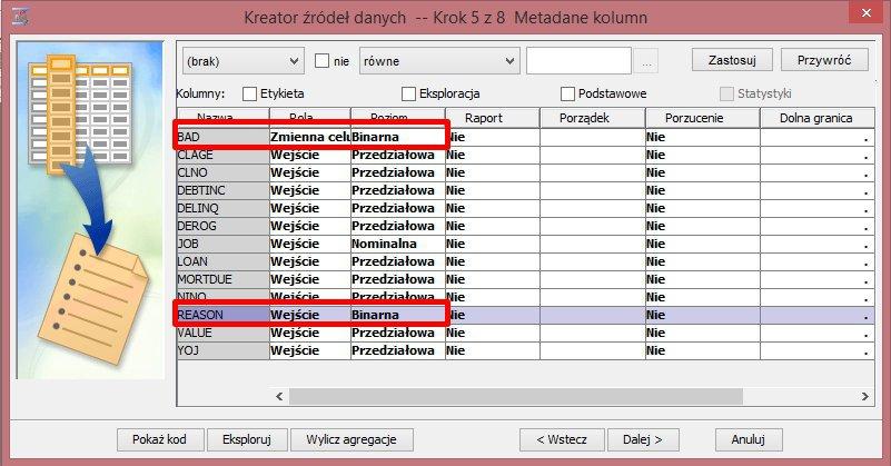 Identyfikacja danych wejściowych Rozpoczynamy od dodania źródła danych do projektu.