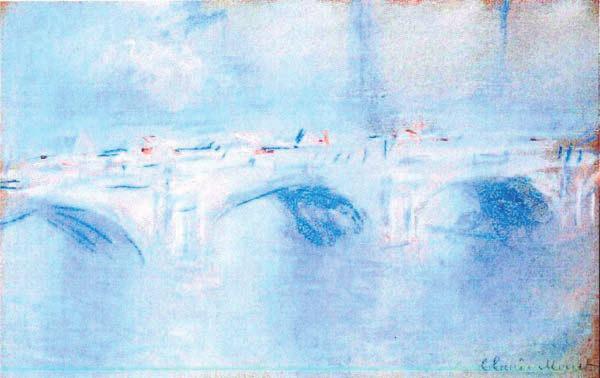 3. 4. 3. MONET CLAUDE MOST WATERLOO, LONDYN, 1901 r.