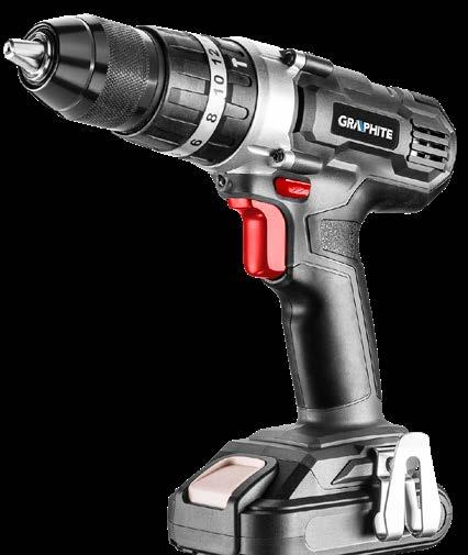 Wiertarko-wkrętarka akumulatorowa z udarem Cordless drill with impact Ударная аккумуляторная дрель-шуруповерт Ref.