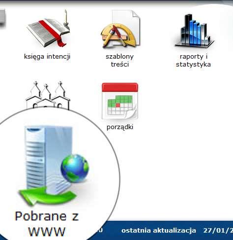 dodatkowa ikona Zgłoszenia. Kliknięcie w nią otwiera rejestr zgłoszeń.