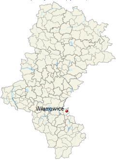 1.2. Lokalizacja projektu Wilamowice - to miasto w woj. śląskim, w powiecie bielskim, siedziba gminy miejsko-wiejskiej Wilamowice są położone na pograniczu Podgórza Wilamowickiego i Pogórza Śląskiego.