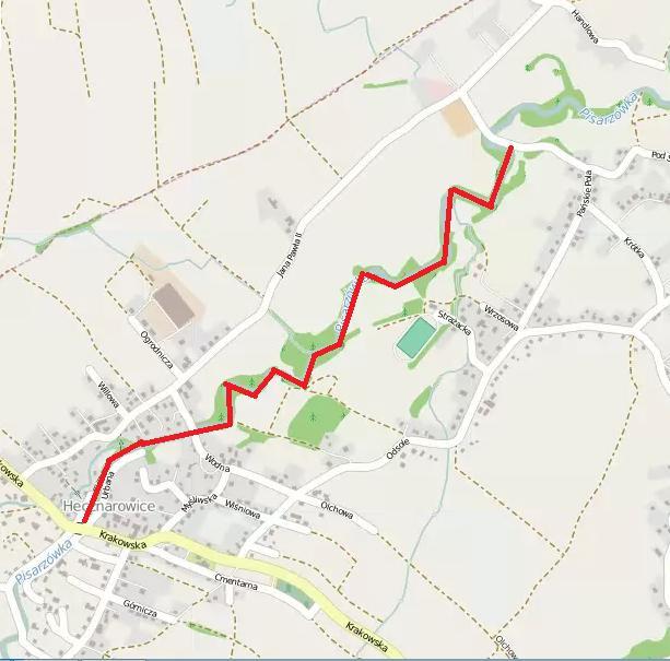 Rysunek 3 Lokalizacja projektu Gmina Wilamowice