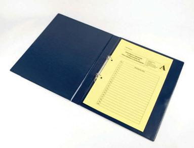 AKTA OSOBOWE / PERSONAL FILE FOLDERS GALANTERIA BIUROWA / OFFICE ACCESSORIES Teczka na Akta Osobowe A4 PVC Personal folder A4 PVC mocna tektura oblewana folią PVC z elastycznie formowanym grzbietem o
