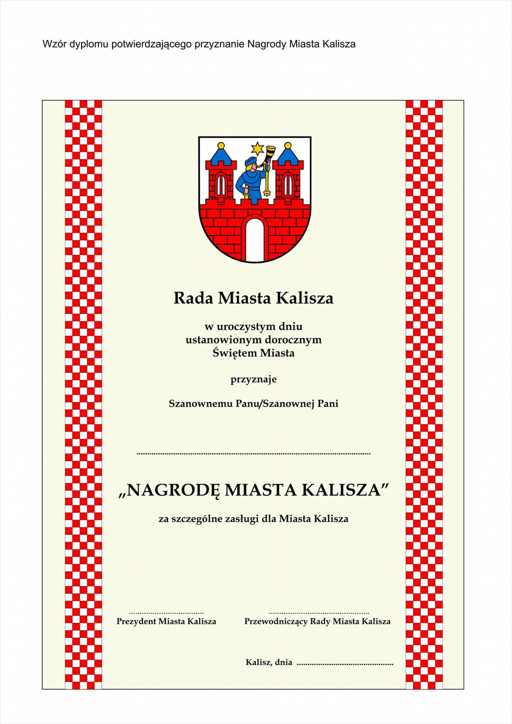 Załącznik Nr 2 do UCHWAŁY Nr XLIX/645/2018 w sprawie ustanowienia i zasad przyznawania