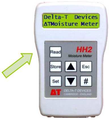 4 3. Miernik HH2 UWAGA: Za pomocą czytnika HH2 nie można wykonać pomiaru temperatury! Sondy ML3 są kompatybilne z czytnikami HH2 z oprogramowaniem wewnętrznym (firmware) w wersji 2.